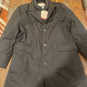 Hunter Men's Black Winter Trench Coat- NWT XXL